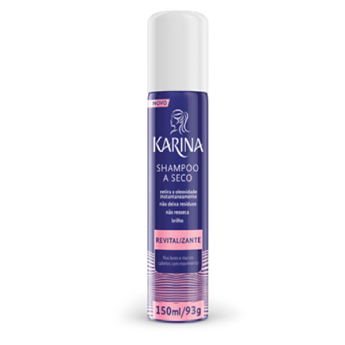 Shampoo a Seco Karina Revitalizante com 150ml