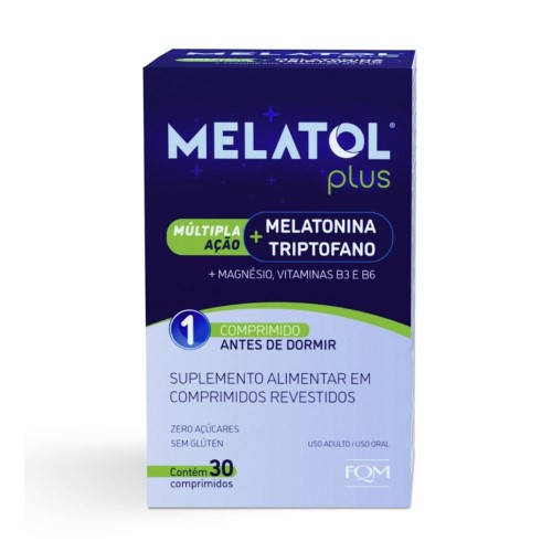 Melatol Plus Melatonina + Triptofano 30 comprimidos