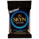 Camisinha Blowtex Skyn Extra Lubrificado com 3 unidades