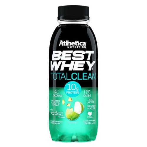 Best Whey Atletica Nurition Total Clean Água de Coco com Abacaxi 350ml