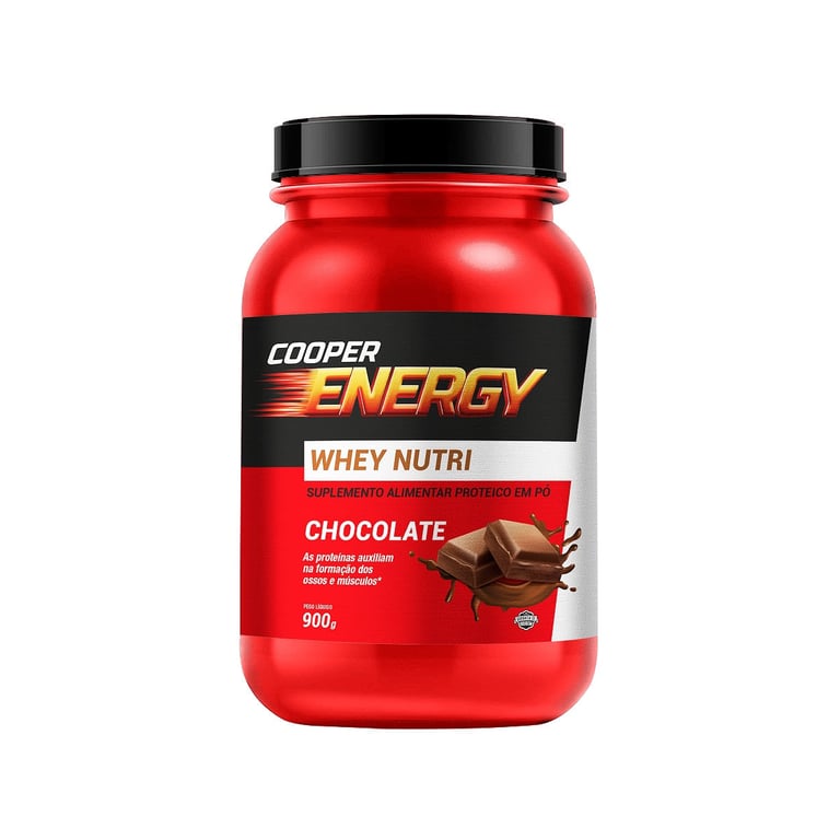 Whey Nutri Cooper Energy Chocolate 900g