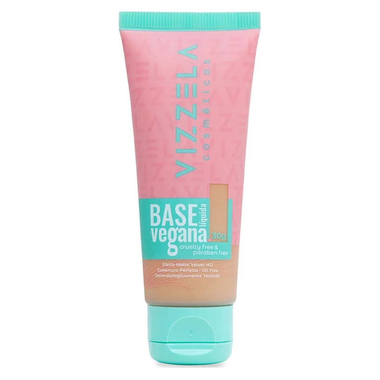 Vizzela Cosméticos 07 - Base Líquida 30g