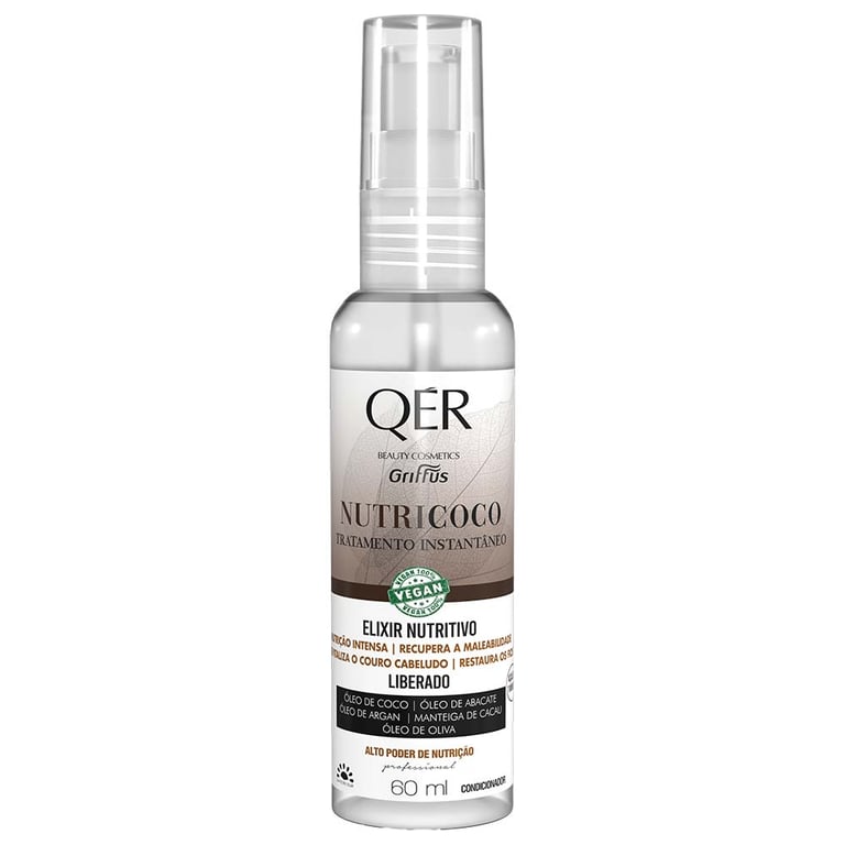 Griffus QÉR Nutricoco Elixir Nutritivo - Fluído de Tratamento 60ml