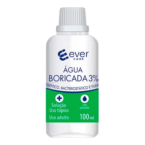 Água Boricada Ever Care 100ml