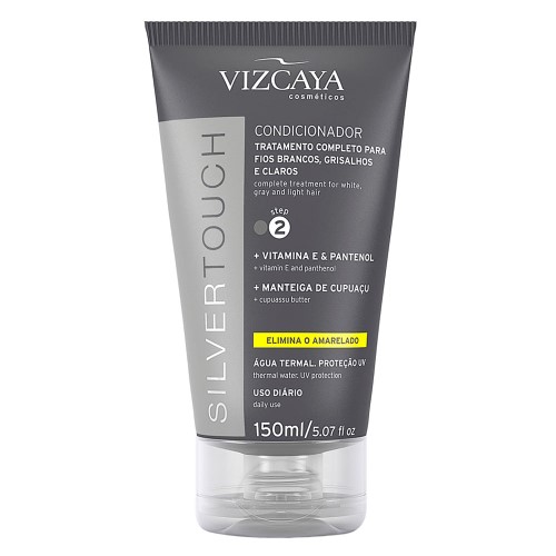 Condicionador Vizcaya Silver Touch para Cabelos Brancos e Claros com 150ml