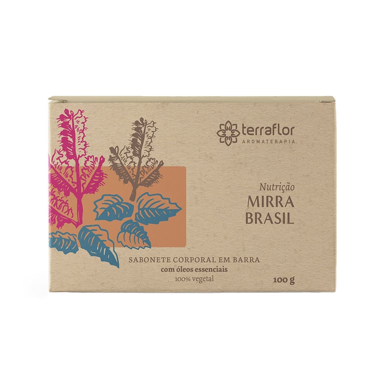 Sabonete Natural Mirra Brasil Terra Flor 100g