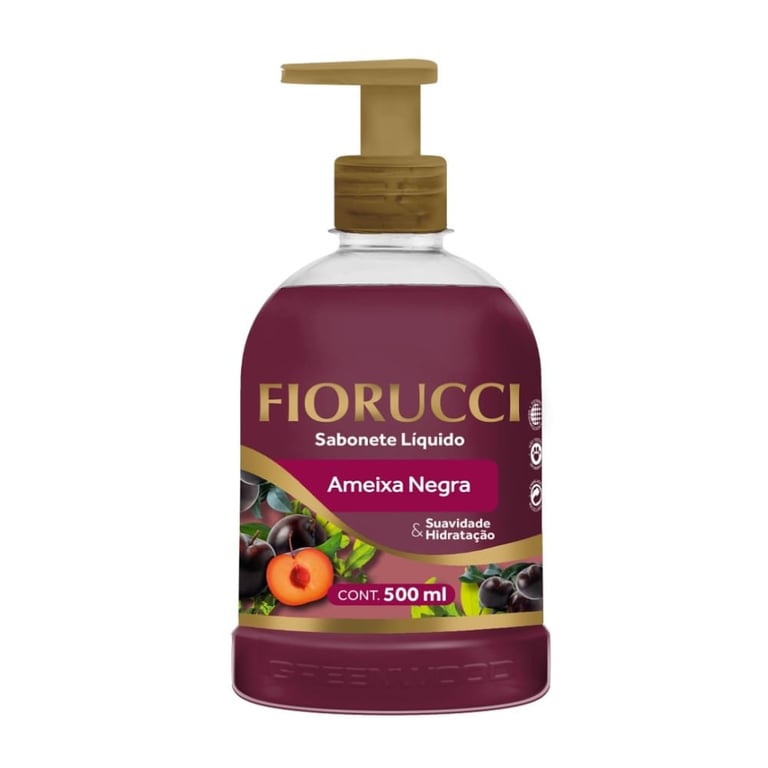 Sabonete Líquido Fiorucci Ameixa Negra 500ml