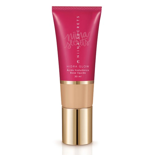 Base Líquida Niina Secrets Hidra Glow Cor 10 com 30ml