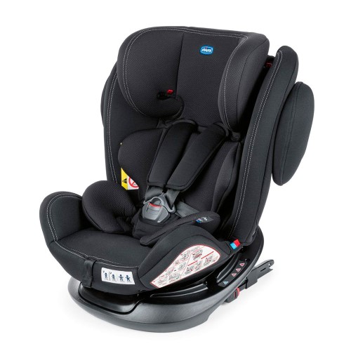 Cadeirinha Giratória 360º para carro ISOFIX Unico Plus Black (0m+) 0 a 36kg - Chicco