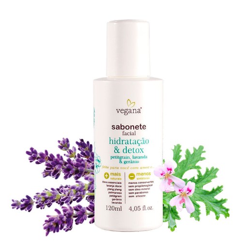 Sabonete Facial Hidratação & Detox - 120ml