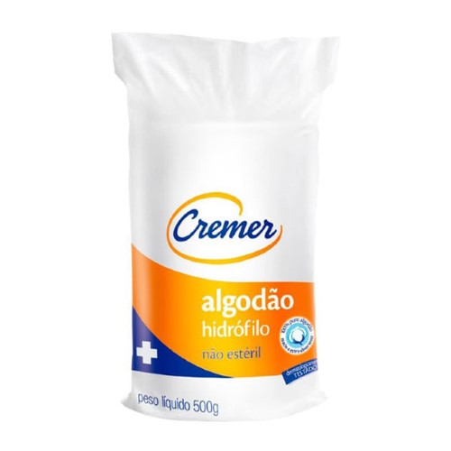 Algodão Hidrófilo Cremer com 500g