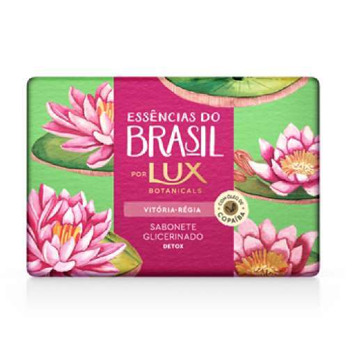 Sabonete em Barra Glicerinado Lux Botanicals Essências Do Brasil Vitória Régia 120g