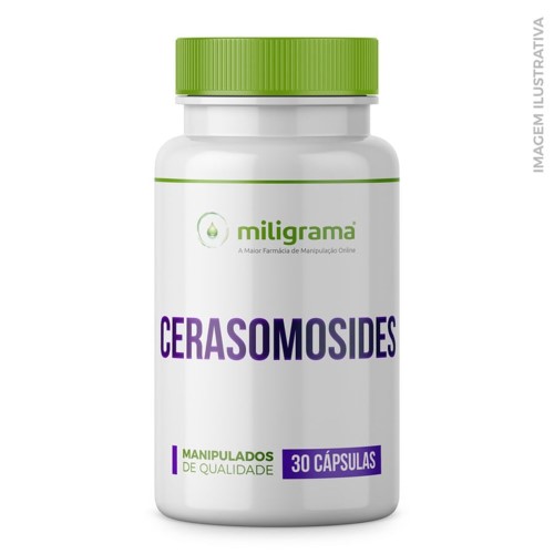 Cerasomosides 60mg Redução Degradação do Colágeno 30 Cápsulas