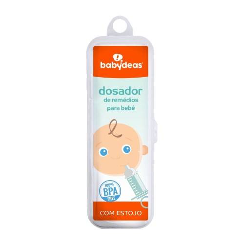 Dosador De Remédios Para Bebê Babydeas 100% Bpas Free Com Estojo