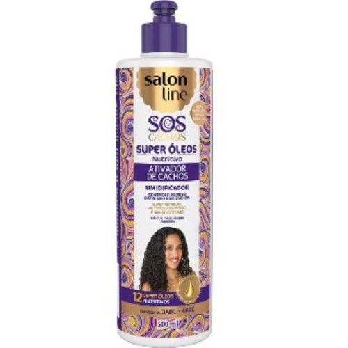 Creme para Pentear Salon Line SOS Ativador de Cachos Super Óleo 500ml