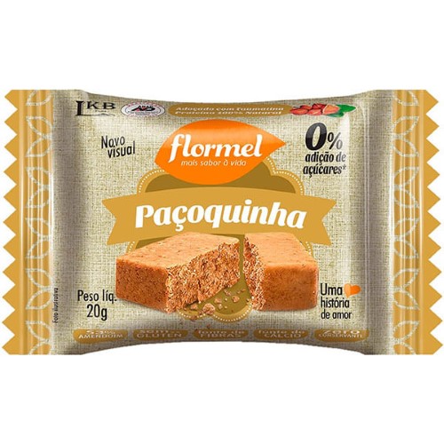 Paçoca Zero Flormel 20g