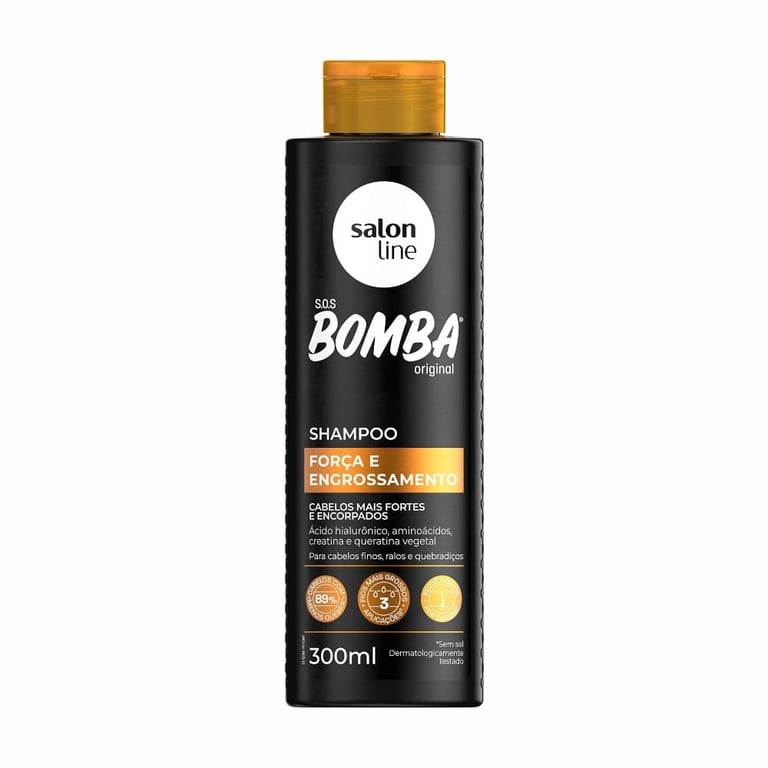 Shampoo Salon Line Sos Bomba Forca E Engrossamento 300ml