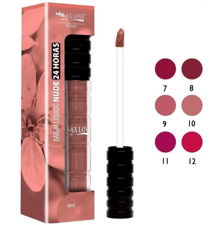 24 horas Nude 09 Rosa - Batom Líquido Matte 4ml