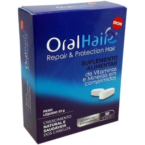 Oral Hair Iron 30 Comprimidos