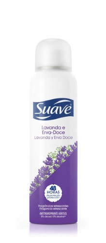 Desodorante Aerosol Suave Feminino Lavanda e Erva-Doce 150ml