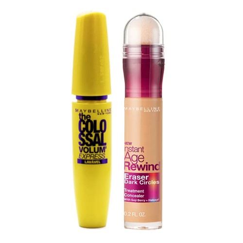 Maybelline Colossal Eraser Kit - Máscara para Cílios + Corretivo Honey