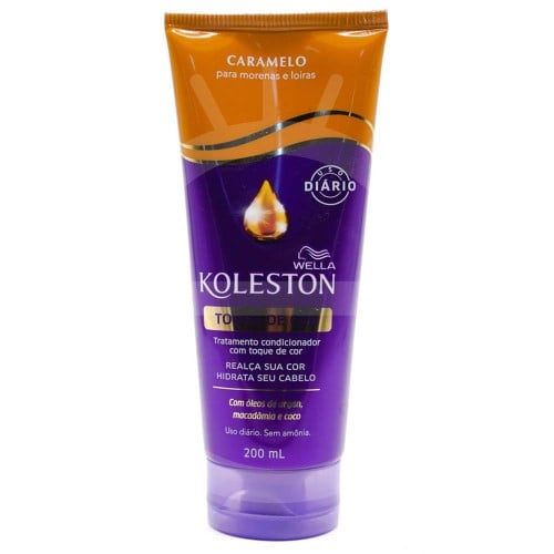 Condicionador Koleston com Toque de Cor Caramelo com 200ml