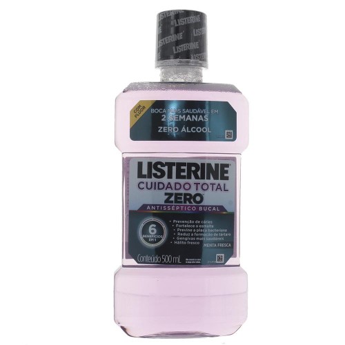 Antisséptico Bucal Listerine Cuidado Total Sem Álcool 500ml