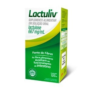 Suplemento Alimentar Lactuliv 667mg/ml Solução Oral Sem Sabor 120ml