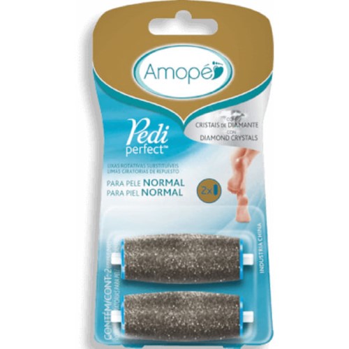 Lixas Rotativas Substituiveis Amope Pedi Perfect - Amope