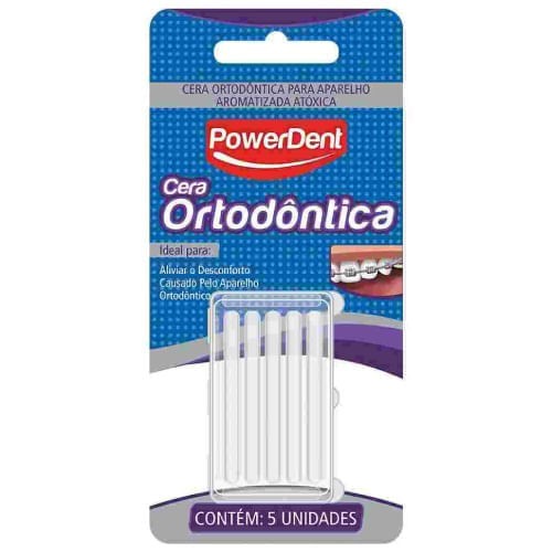 Cera Ortodôntica Powerdent 5 Unidades