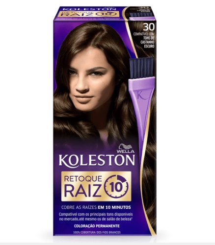 Koleston Retoque de Raiz Castanho Escuro 30 Kit