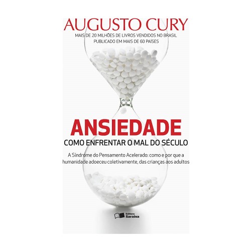 Livro Ansiedade Autor Augusto Cury