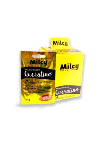 Creme de Tratamento Milcy 30G Queratina