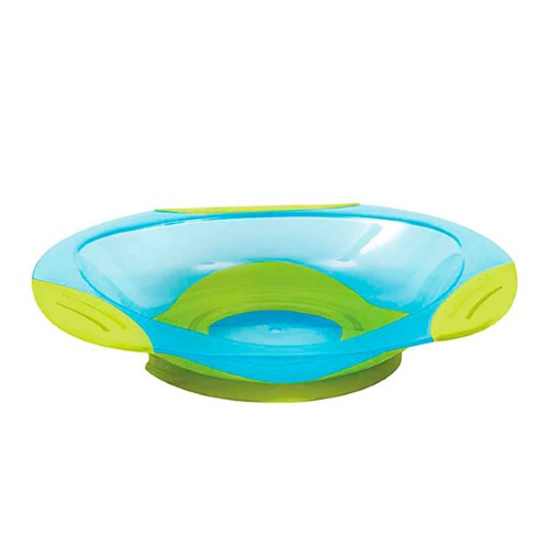 Prato com Ventosa Buba Baby Fun Azul com 1 unidade