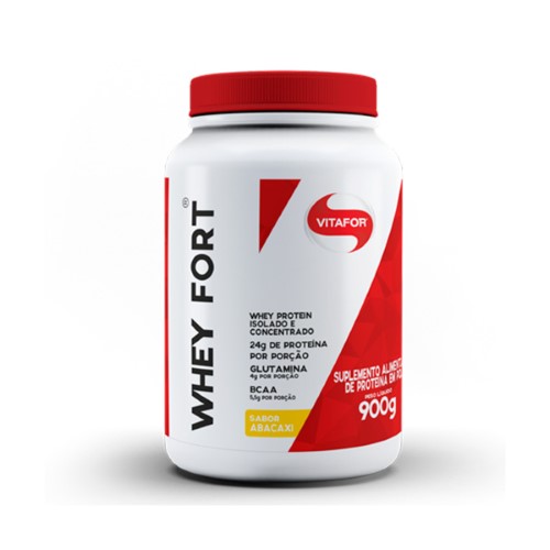 Whey Protein Vitafor Whey Fort Abacaxi 900g