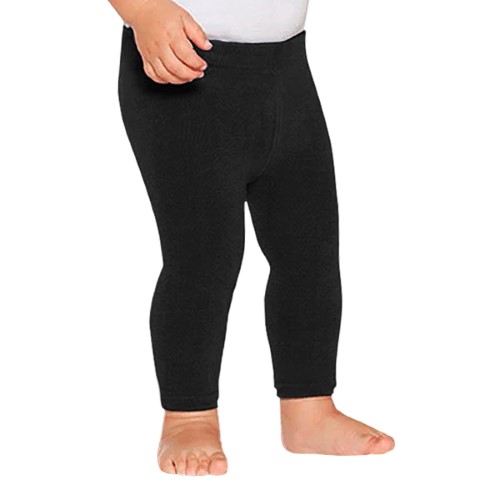 Meia Legging para bebê Preto - Lupo 