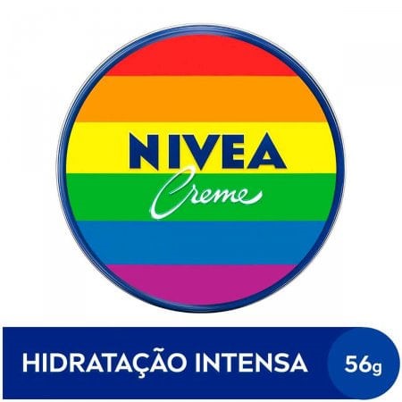 Creme Hidratante Nivea Arco-Íris Corpo e Rosto com 56g