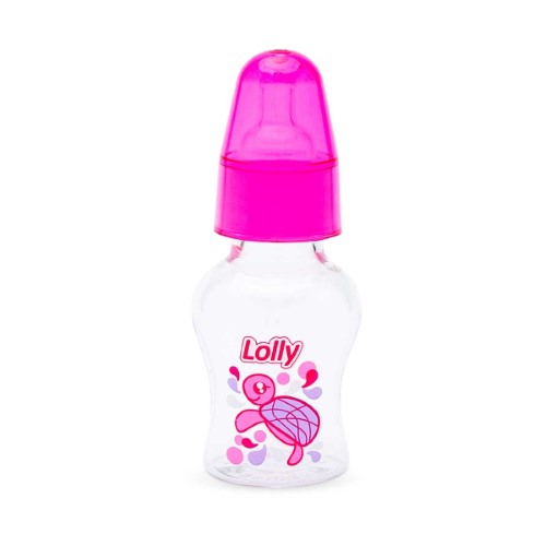 Mini Mamadeira Lolly Oceano Rosa com 50ml