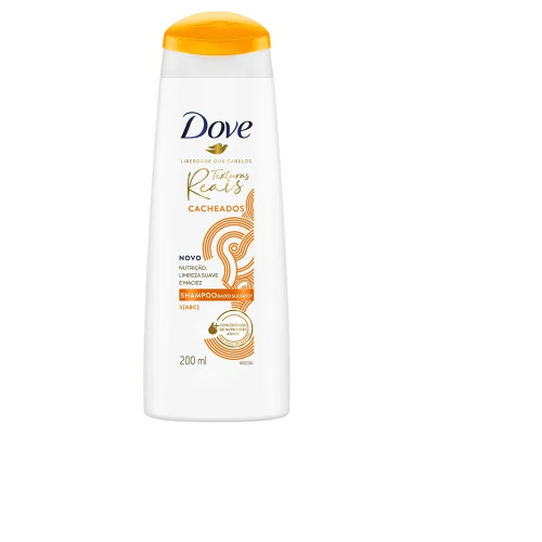 Shampoo Baixo Sulfato DOVE Texturas Reais Cacheados 200 ml