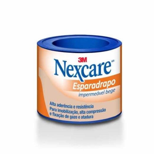 Esparadrapo Impermeável Nexcare Bege 25mm X 0,9m 1 Unidade