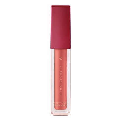 Batom Líquido Niina Secrets Skinny Matte Cor Terracota Orquídea com 4ml