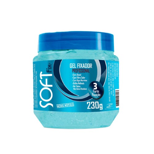 Gel Capilar Soft Fix Azul 230g