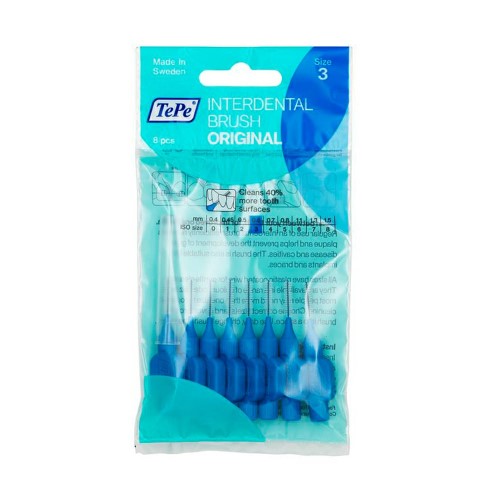 Escova Interdental Brush Tepe Original 0,6mm Azul 8 Unidades