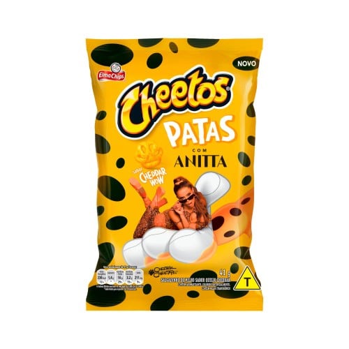 Salgadinho Cheetos Patas Cheddar Wow 41g