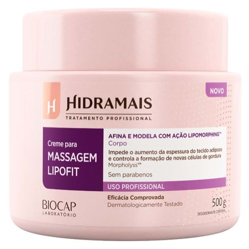 Creme para massagem Lipofit Hidramais