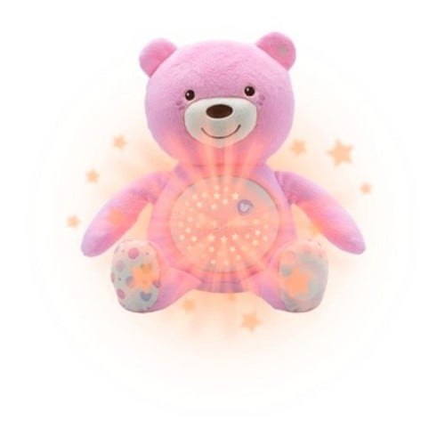 Projetor Chicco Bebê Urso Rosa