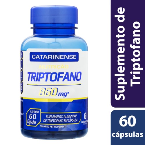 Suplemento Alimentar Triptofano Catarinense 860mg com 60 Cápsulas