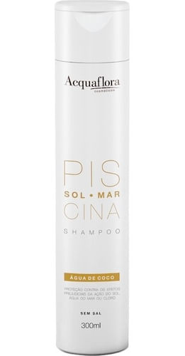 Shampoo Acquaflora Sol-Mar-Piscina Sem Sal 300ml