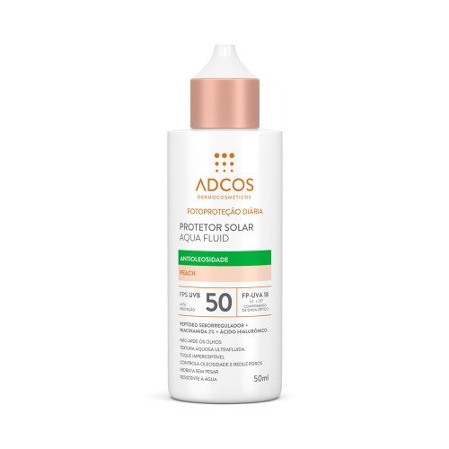 Protetor Solar Aqua Fluid Fps 50 Peach 50ml