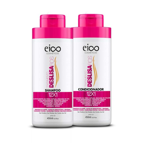 Eico Deslisa Fios Kit – Shampoo + Condicionador